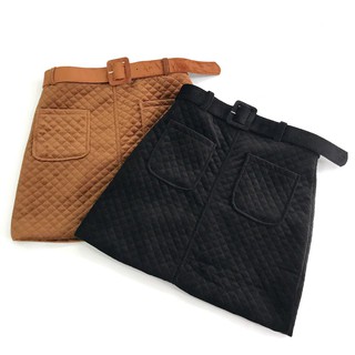 CHÂN VÁY TÚI ĐẮP KÈM BELT V024 (CHỈ CÒN ĐEN)