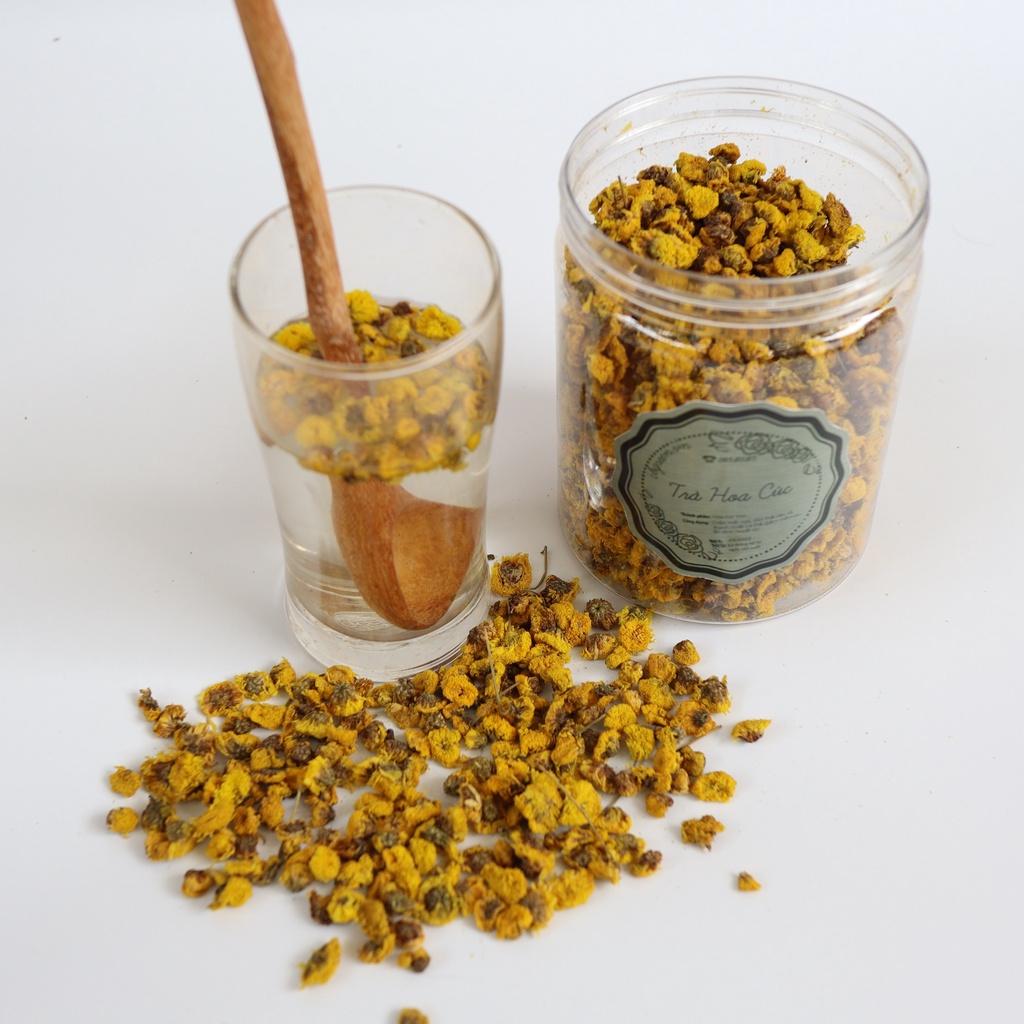 Trà Hoa Cúc Chi Vàng Nhỏ 150G Sấy Lạnh Nguyên Bông Giúp Ngủ Ngon, Thải Độc
