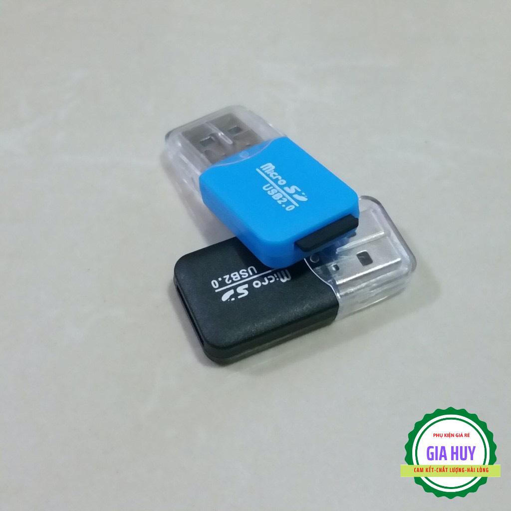 Đầu Đọc Thẻ Nhớ Mini Usb 20FREESHIP 50K Cho Laptop Nhiều Màu Sắc