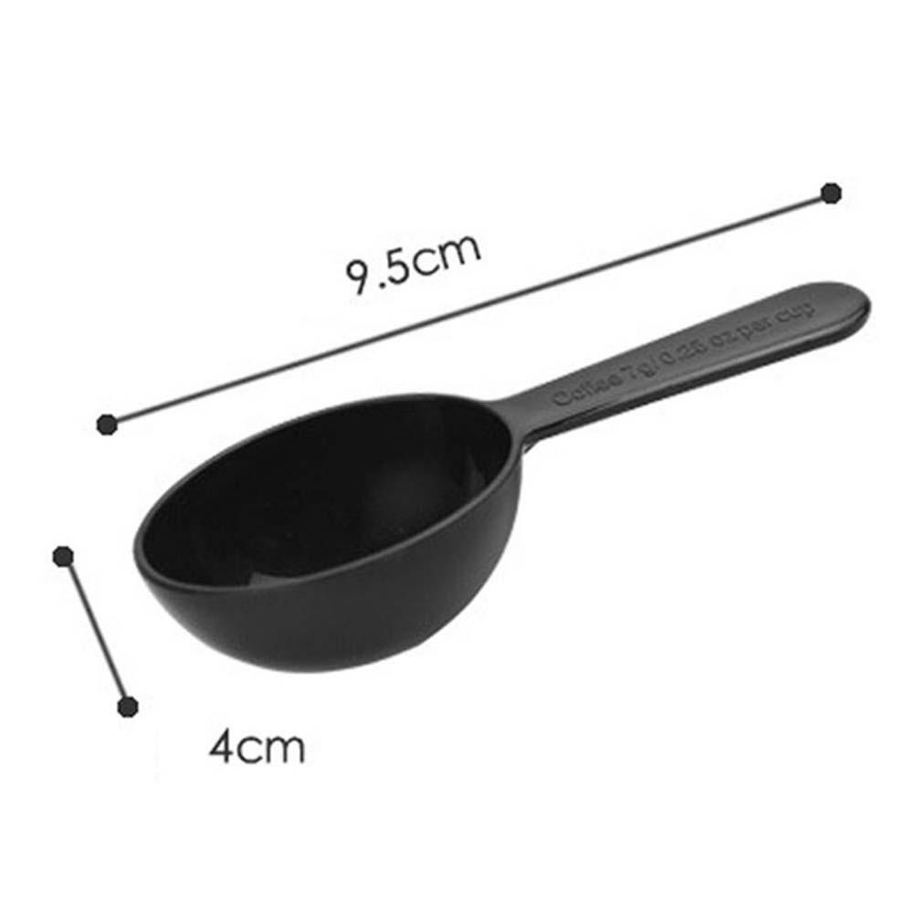 Muỗng Đo Lường Gia Vị Bằng Nhựa Màu Đen 7g / 0.25oz