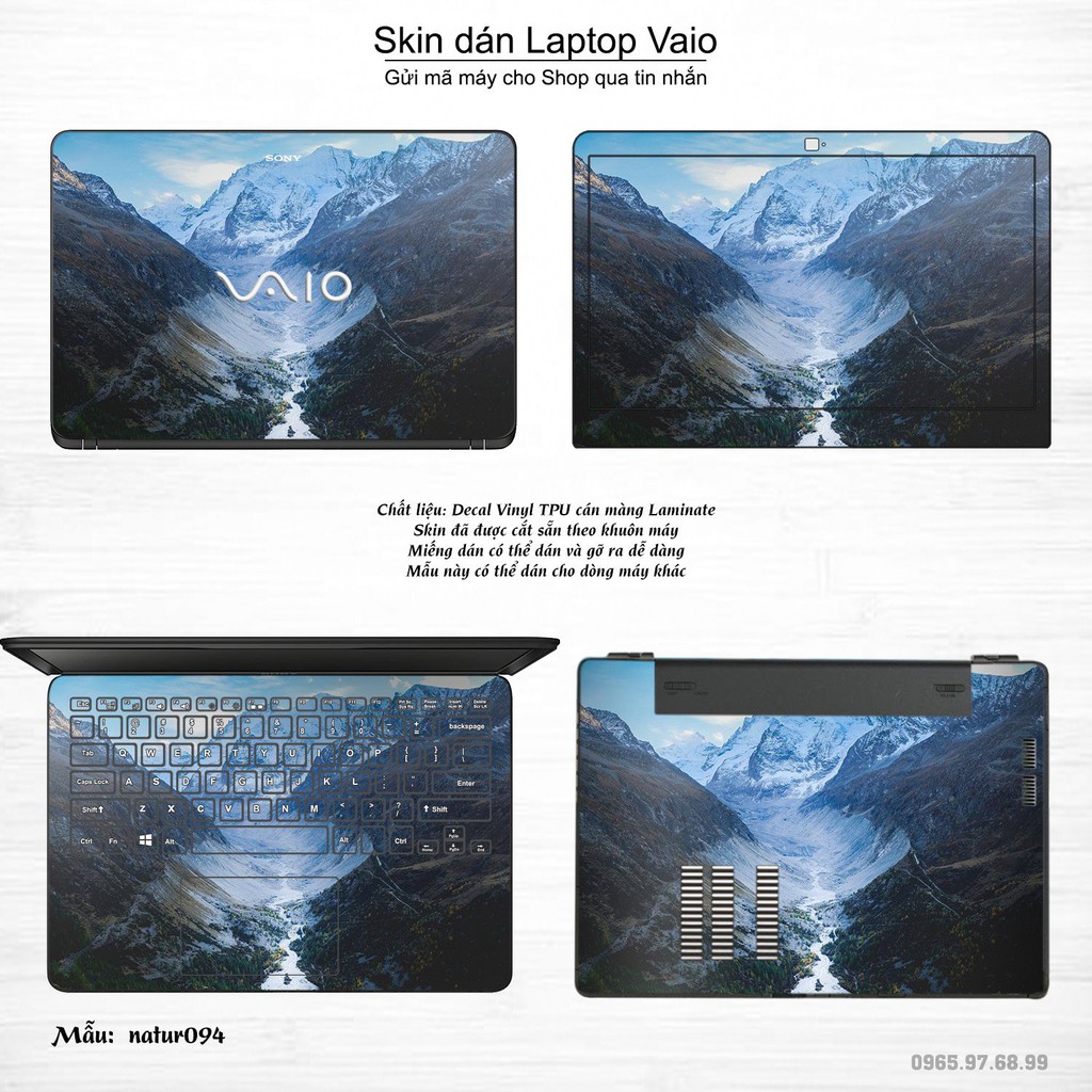 Skin dán Laptop Sony Vaio in hình thiên nhiên _nhiều mẫu 5 (inbox mã máy cho Shop)