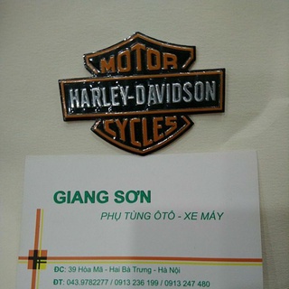 Tem biểu tượng Harley-davidson