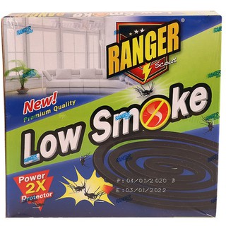 Combo 5 hộp nhang muỗi Ranger Low Smoke - hộp 10 khoanh