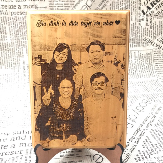 Khung ảnh gỗ, quà tặng sinh nhật, kỉ niệm ~theo yêu cầu