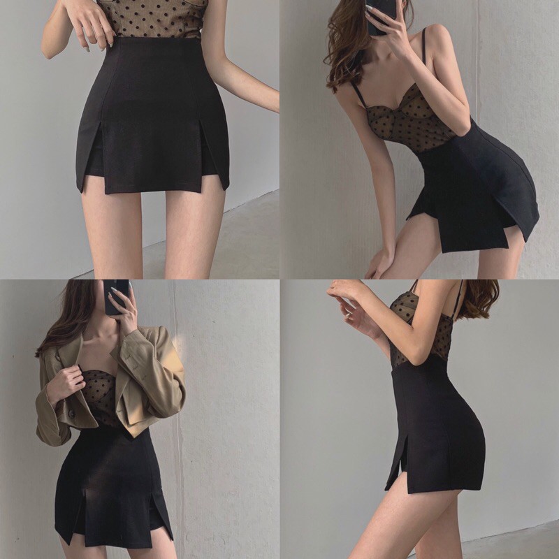 Quần giả váy phong cách ulzzang