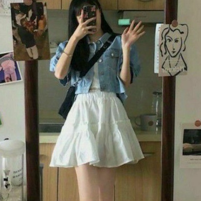 Chân váy ngắn tầng (pc) chất voan cao cấp