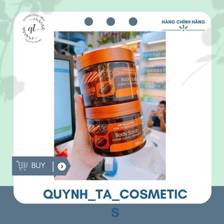 Tẩy da chết toàn thân quế hồi và cafe của nga hãng bilena