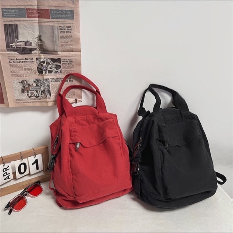 COMBO BALO CANVAS VINTAGE + LOGO CÀI + KẸP GỖ, SỔ TAY MINI, STICKER DÁN,.. ] Chất DÀY DẶN CHỐNG THẤM NƯỚC