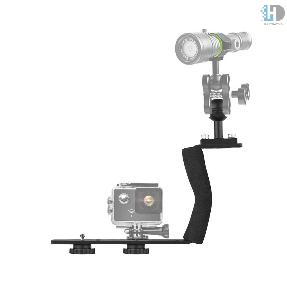 Giá Đỡ Ổn Định Cầm Tay Bằng Hợp Kim Nhôm Với Ốc Vít 1 / 4inch Và Đầu Bi Cho GoPro 6 / 5 / 4 / 3 + / 3 SJCAM SJ4000 / 6000 5000 / 5000