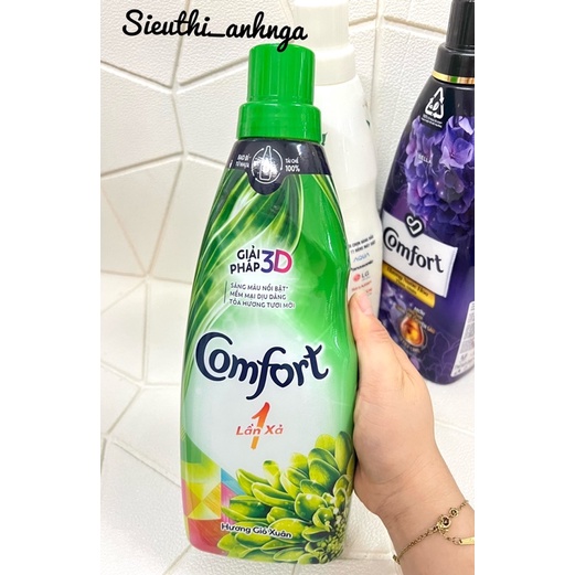 Nước Xả Vải Comfort Hương Nước Hoa Thiên Nhiên Chai 800 ML