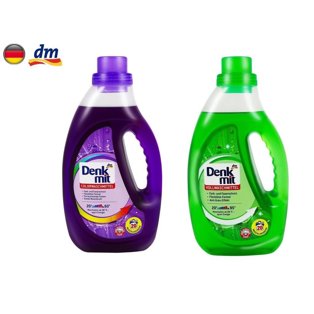 Nước giặt quần áo Denkmit 1100ml - Nhập khẩu Đức