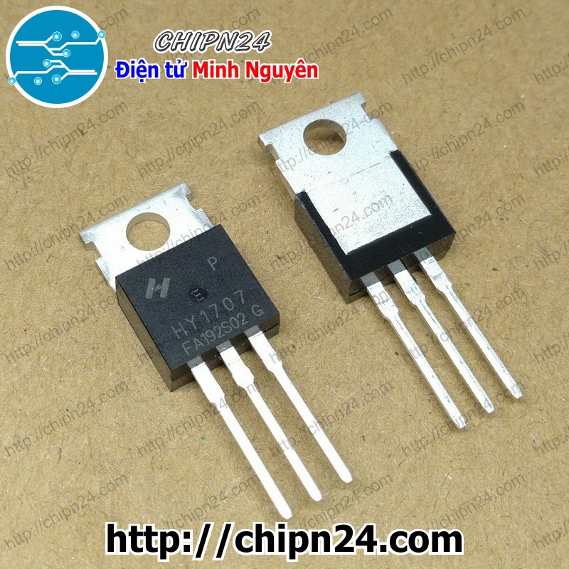 [1 CON] Mosfet HY1707 TO-220 80A 70V Kênh N (HY1707P 1707)