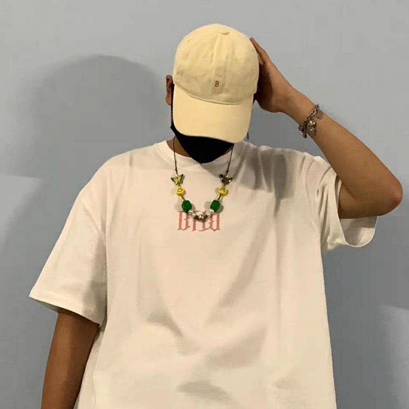 Vòng cổ mặt xúc xắc ngọc trai mặt cười phong cách hiphop Hàn Quốc dành cho cả nam và nữ
