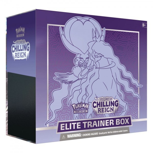 [Mua 2 box fix] Hộp bài pokemon tcg Elite trainer box Chilling Reign (ETB) Shadow rider / Ice rider Calyrex chính hãng