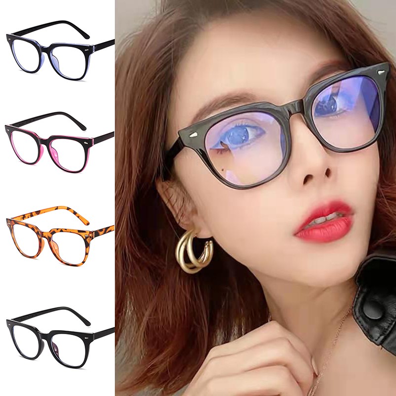 Kính mát gọng kim loại tròng tròn phong cách unisex sành điệu