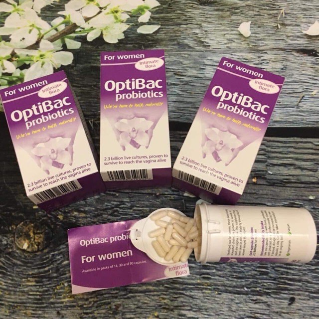[CHĨNH HÃNG] Optibac Tím, Men vi sinh Optibac Probiotics cho phụ nữ - Xuất xứ UK