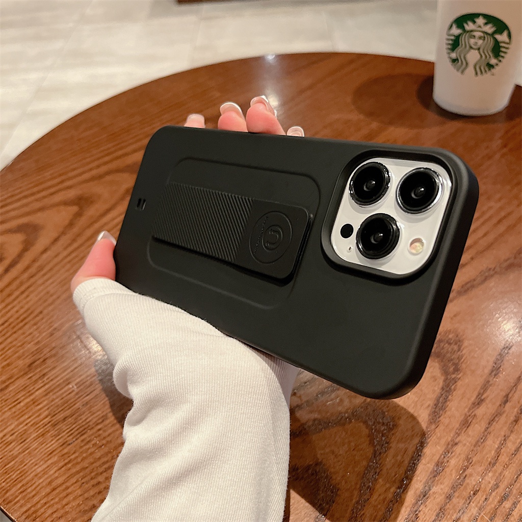 Ốp Điện Thoại Silicone Mềm Chống Sốc Có Vòng Tay Từ Tính Cao Cấp Cho iPhone 11 12 Pro 13 Pro max