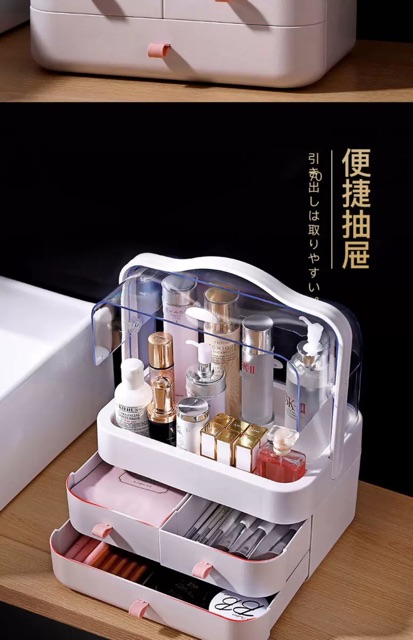 Hộp đựng đồ trang điểm có quai xách