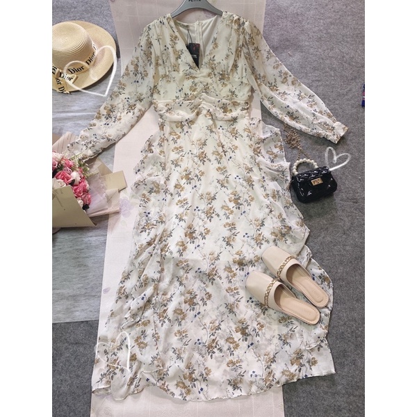 VÁY HOA NHÍ VINTAGE-SIÊU DỄ THƯƠNG, VẢI MỀM MỊN