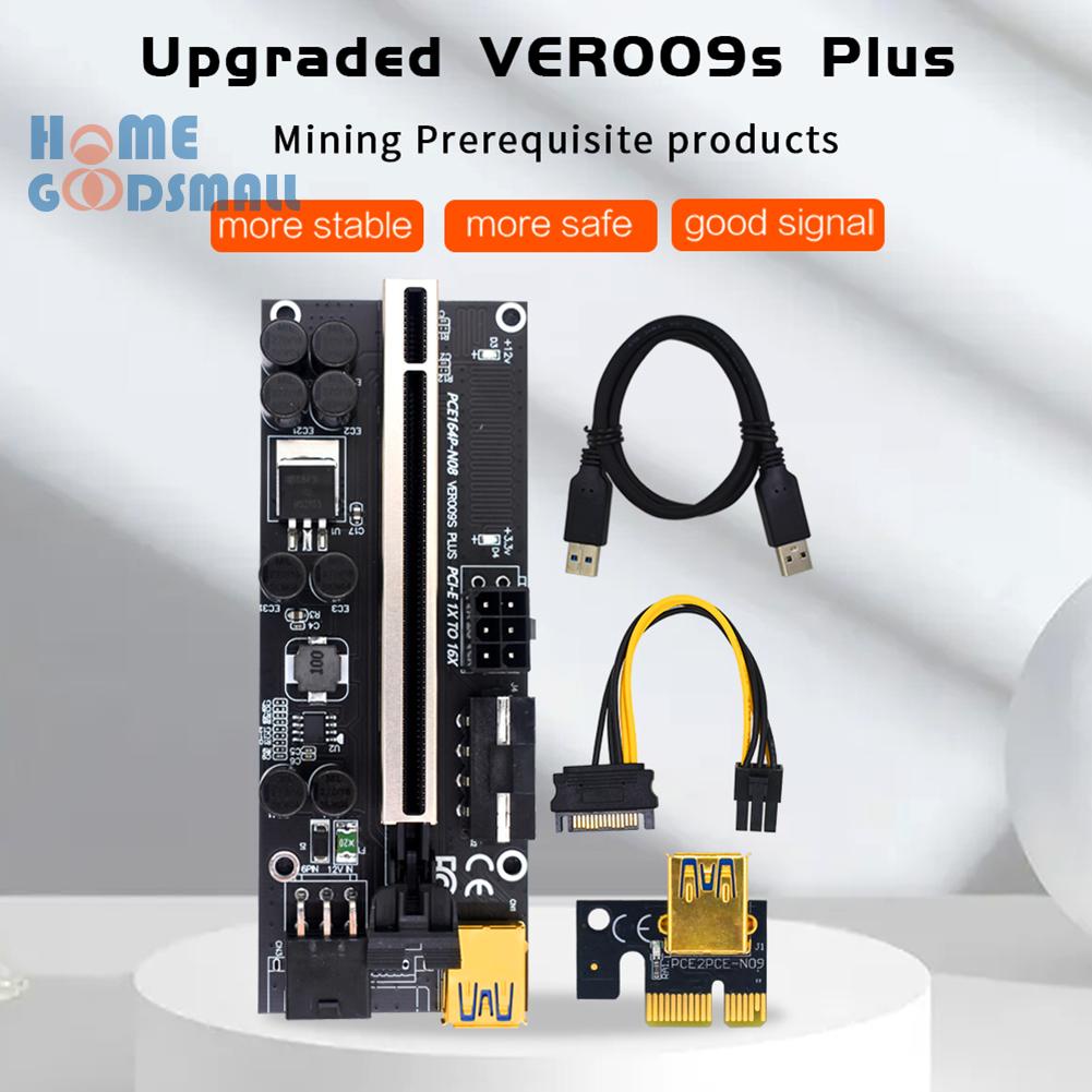 Card Chuyển Đổi Pci-E 1x Sang 16x Ver009S Plus Cho Btc Miner | BigBuy360 - bigbuy360.vn