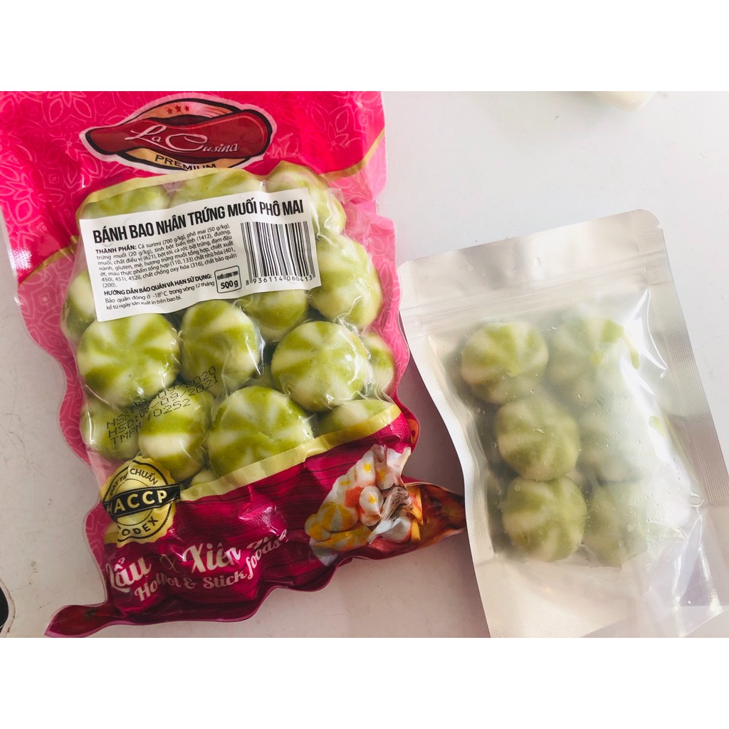 100g viên hải sản thả lẩu Lacusina