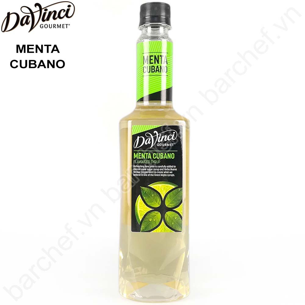 Siro Mojito Davinci Gourmet (Menta Cubano syrup) - chai 750ml