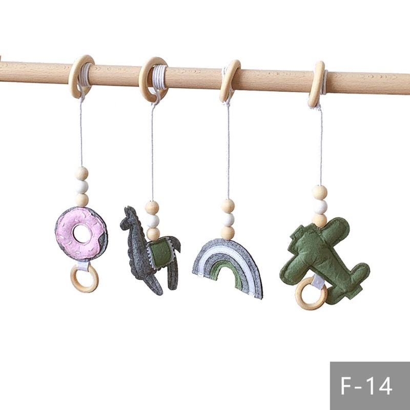 Set 4 Khung Gỗ Treo Đồ Chơi Cho Bé