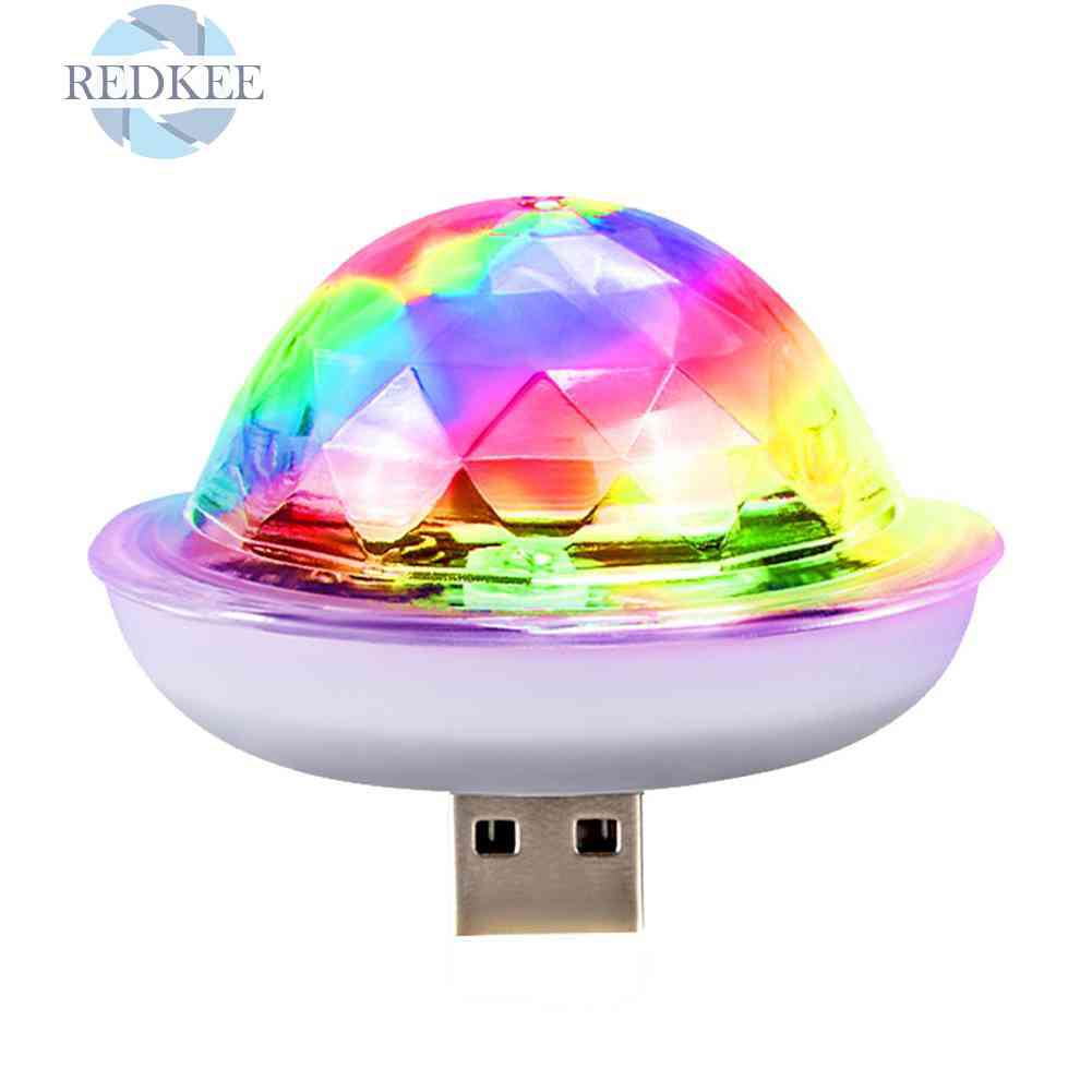 Đèn Led DJ RGB USB Nhiều Màu Sắc Chuyên Dụng Trang Trí Xe Hơi