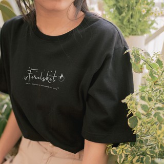 Áo thun in trắng đen cotton 🍄Forelsket 🍄