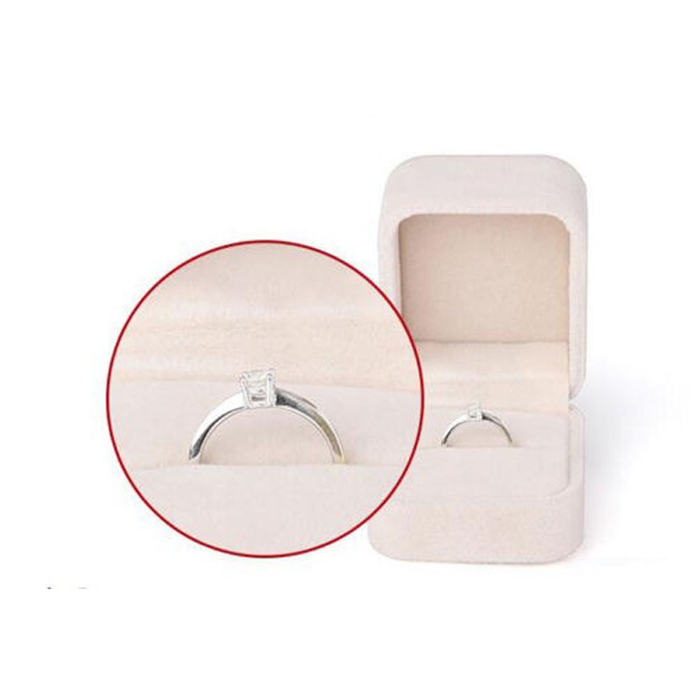 DANILO Hộp đựng nhẫn cưới bằng nhung chất lượng cao làm quà tặng cho cặp đôi