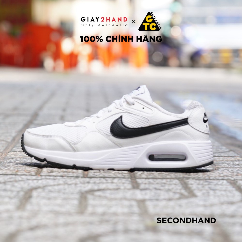 Giày thể thao NIKE AIRMAX SC WHITE BLACK CW4555-102 - CŨ CHÍNH HÃNG