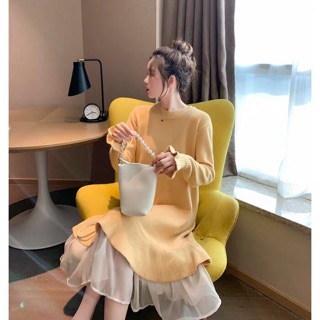 Váy len xinh tiểu thư ( Oder 3-5h) quảng châu