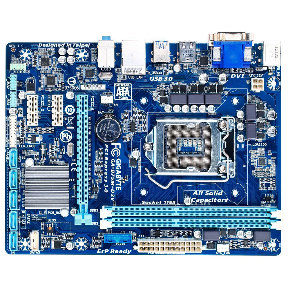 Mainboard máy tính Gigabyte B75M-D3V