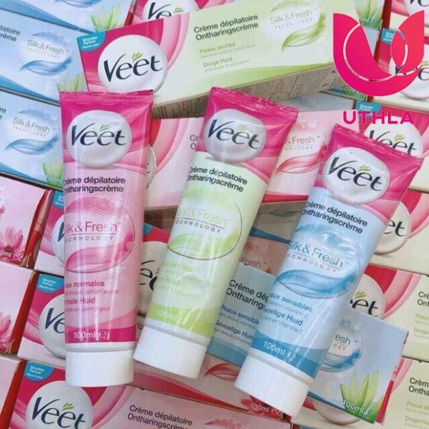 Kem Tẩy Lông Veet Pháp 100ml, Kem Tẩy Lông Chuẩn Chính Hãng - HANA