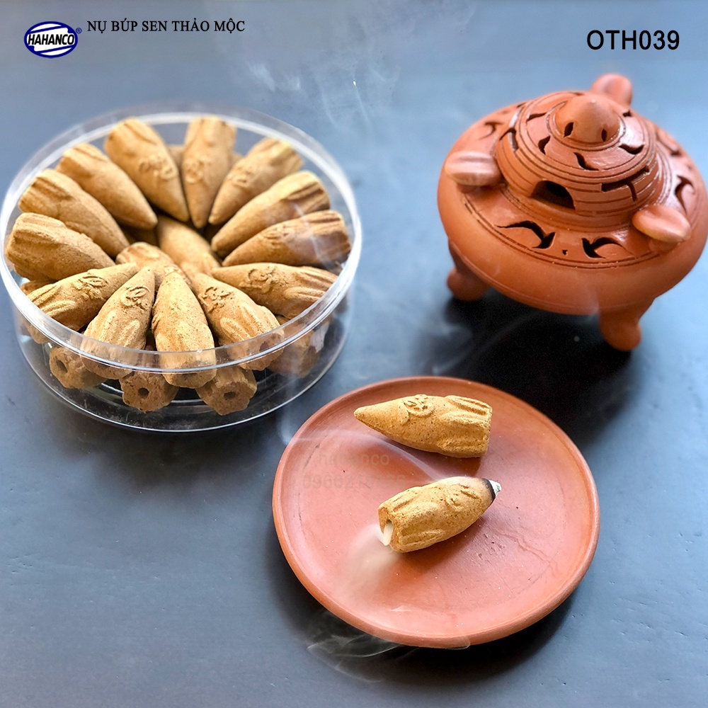 Nụ Sen Thảo Mộc Hương Thơm Cổ Truyền Khói Ngược HAHANCO - Phúc Lộc Thọ - OTH039