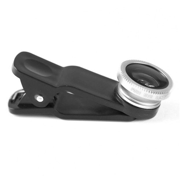 Ống kính kẹp cho điện thoại PeepVN Universal Clip Lens (Bạc)