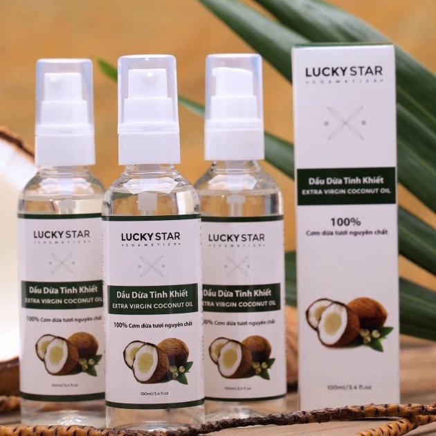 Tinh dầu dừa Lucky Star Extra Virgin Coconut Oil 100ml