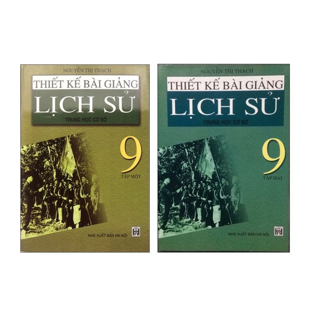 Sách - Combo Thiết kế bài giảng Lịch Sử 9 (Tập 1+Tập 2)