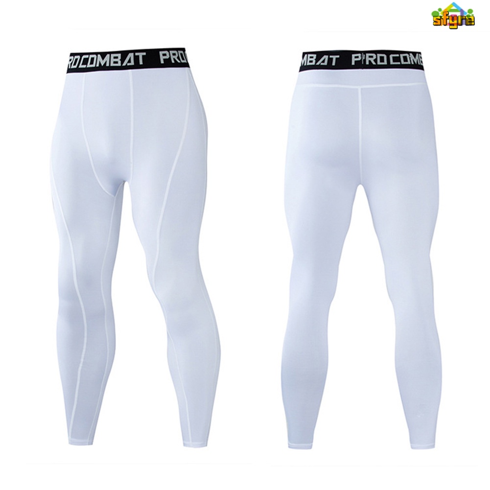 Quần Legging Nén Co Giãn Siêu Nhẹ Thoáng Khí Thoải Mái Cho Nam