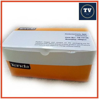 Hạt mạng Tenda TD1013C, hộp 100pcs | Đầu bấm dây mạng rj45 tenda