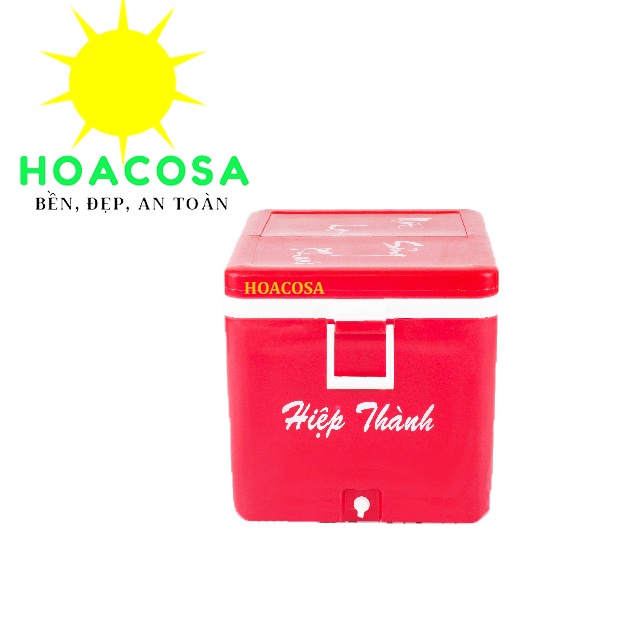 Thùng Đá Nhựa 125 Lít  Hai Nắp Hitaco Hiệp Thành Lớn, Dày Dặn, Cứng Cáp Giữ Đá Lâu- Đồ Gia Dụng Hoacosa