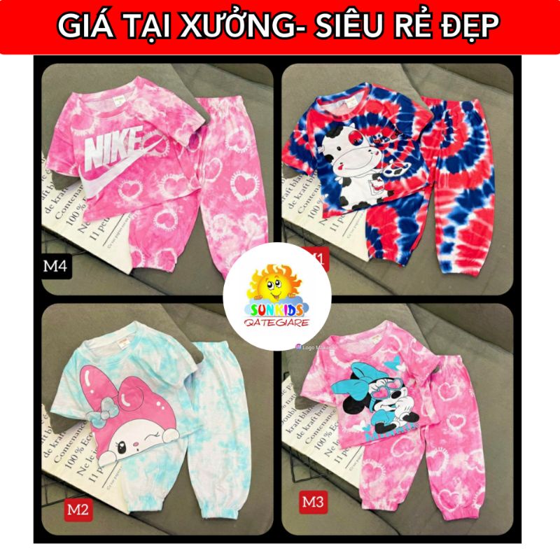 XẢ LẺ SIZEGSD2 ( 8KG-22KG) BỘ QUẦN ÁO ALIBABA BÉ GÁI SIZE NHÍ COTTON XUẤT MÁT THẤM HÚT MỒ HÔI - ĐÒ BỘ TRẺ EM