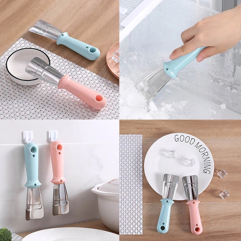1 Xẻng Xúc Đá Bằng Thép Không Gỉ Tiện Dụng Cho Tủ Lạnh
