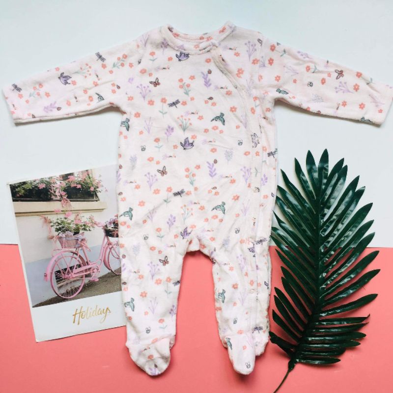 Body nỉ băng lông bé trai bé gái size 6-18m