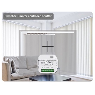Tuya Smart Switch Wifi RF433 Wireless Switch Blind Curtain Switch With Remote Control Work With Google Home Alexa Smart Home