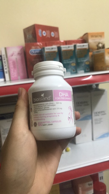 DHA bầu Bioisland 60 viên