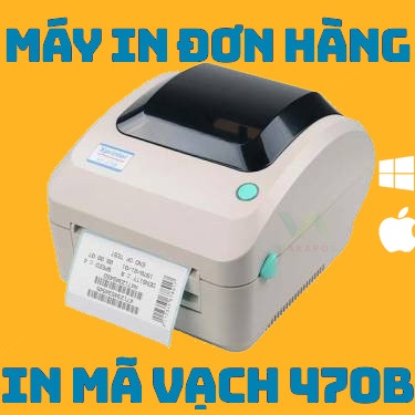 Máy in đơn hàng TMĐT NAKAPOS XP470B in phiếu giao hàng tem nhiệt