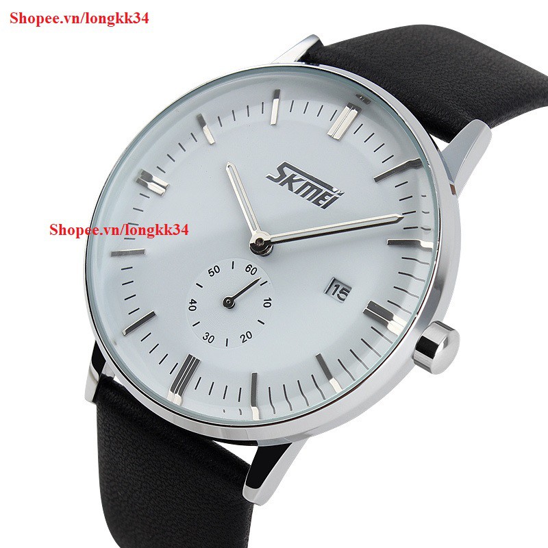 Đồng hồ NAM SKMEI 9099 dây da lịch lãm sang trọng | BigBuy360 - bigbuy360.vn
