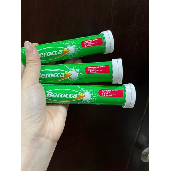 viên sủi Berocca vị dâu ống 15 viên