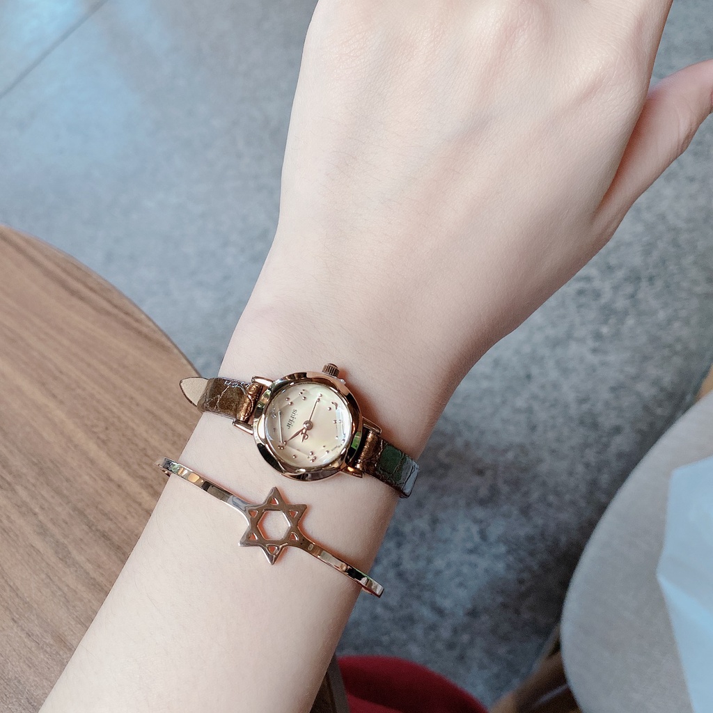 Julius Official | Đồng hồ nữ Julius JA-482 dây da